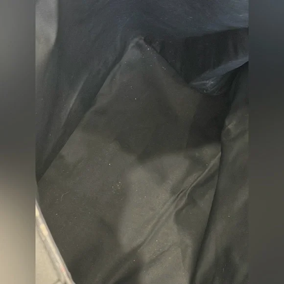 Burberry London Black and Red Plaid Tote Bag EUC - Picture 5 of 10